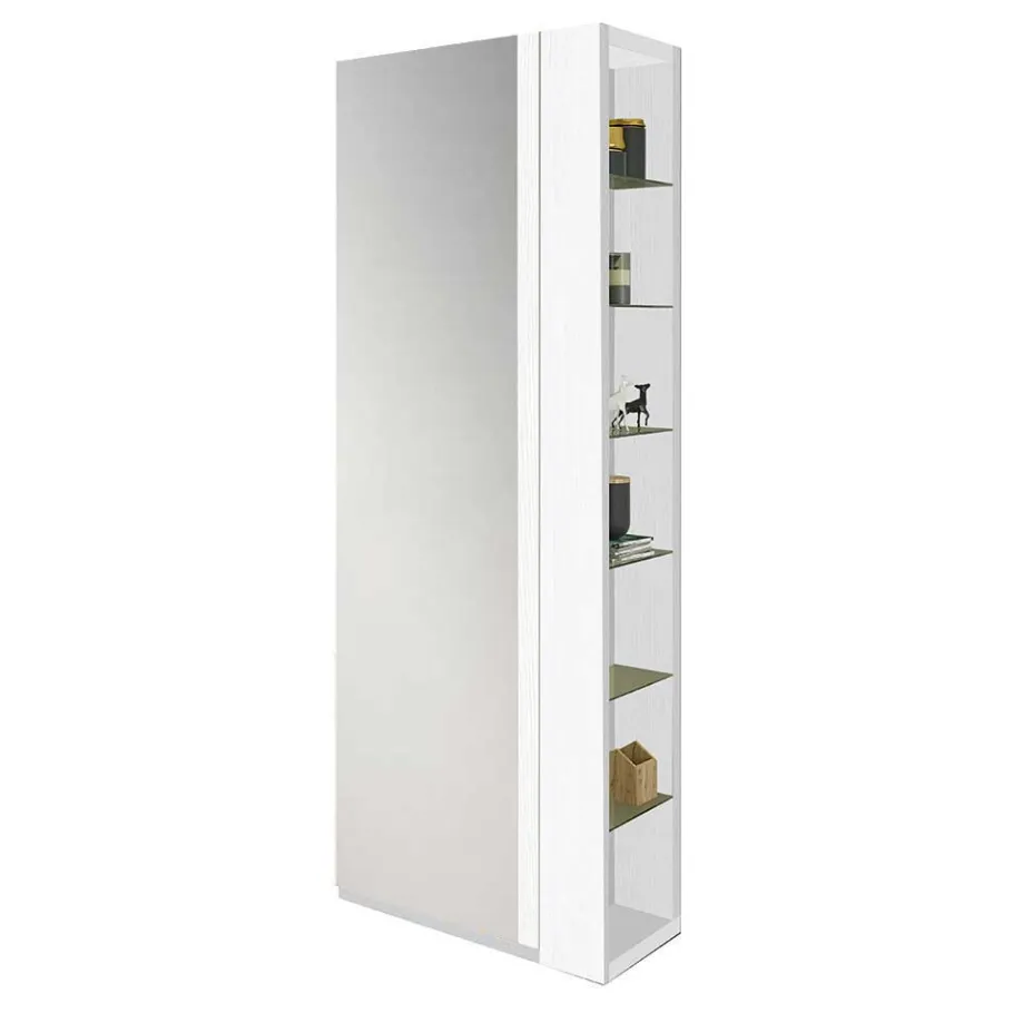 Clearance Wohnen Flurschrank für Schuhe in Weiß mit Regal - Bilboa