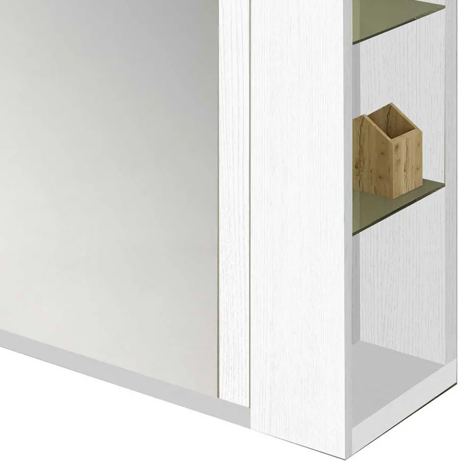Clearance Wohnen Flurschrank für Schuhe in Weiß mit Regal - Bilboa