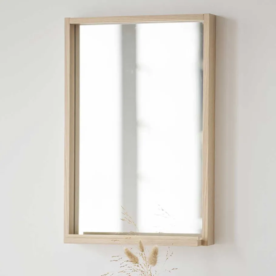 Online Wohnen Flurspiegel in Eiche White Wash - Pluta