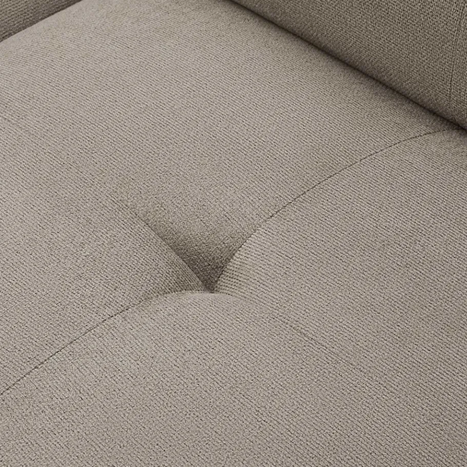 Online Wohnen Fünfsitzer Eckcouch in Beige - Hisa