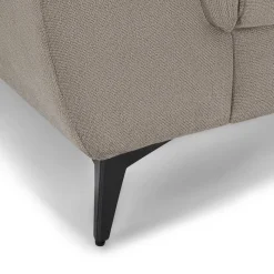 Online Wohnen Fünfsitzer Eckcouch in Beige - Hisa