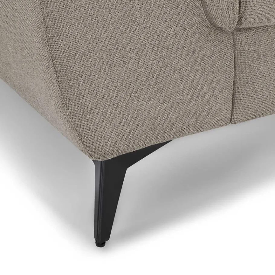 Online Wohnen Fünfsitzer Eckcouch in Beige - Hisa
