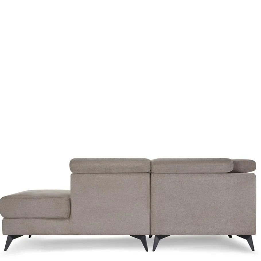 Online Wohnen Fünfsitzer Eckcouch in Beige - Hisa