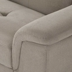 Online Wohnen Fünfsitzer Eckcouch in Beige - Hisa