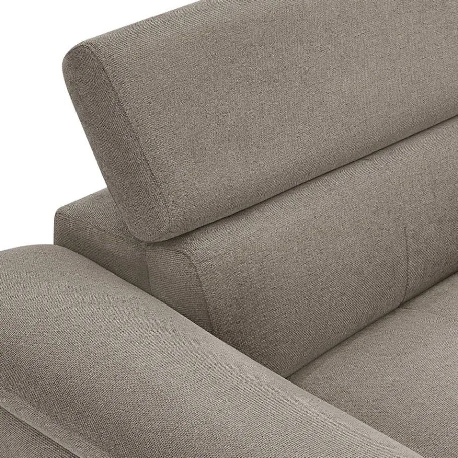 Online Wohnen Fünfsitzer Eckcouch in Beige - Hisa
