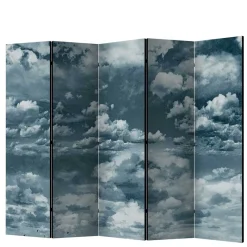 Online Wohnen Foto Paravent Himmel voller Wolken - Solcian