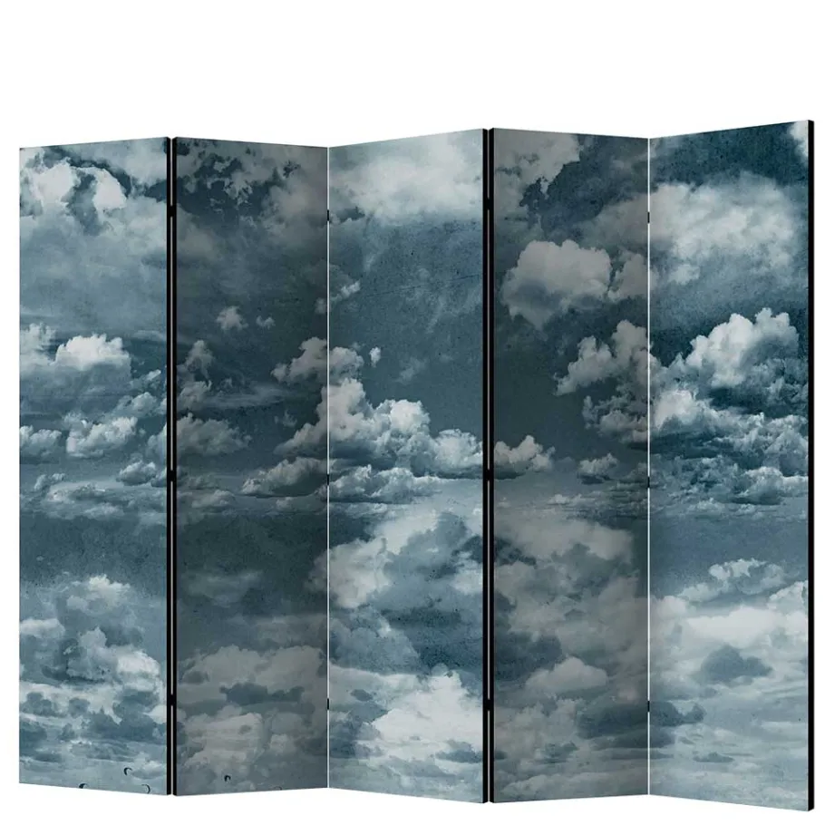 Online Wohnen Foto Paravent Himmel voller Wolken - Solcian