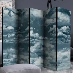 Online Wohnen Foto Paravent Himmel voller Wolken - Solcian