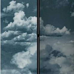 Online Wohnen Foto Paravent Himmel voller Wolken - Solcian
