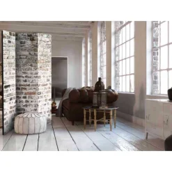 Discount Wohnen Foto Paravent Vintage Ziegelwand - Nena