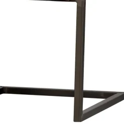 Online Wohnen Freischwinger Armlehnenstuhl in Braun meliert - Sicilia (2er Set)