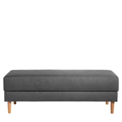 Outlet Wohnen Funktionelles Ecksofa in Dunkelgrau - Kalastania (zweiteilig)