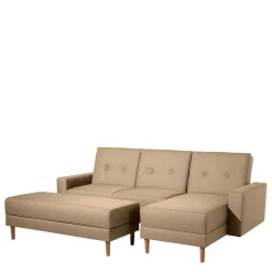 Wohnen Funktionsecke mit Hocker Set - Idenov (zweiteilig)