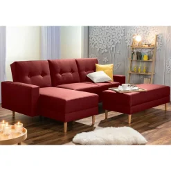 Online Wohnen Funktionsecke mit Hocker Set - Murcian (zweiteilig)