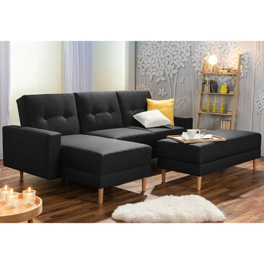 Clearance Wohnen Funktionsecke mit Hocker Set - Cunicci (zweiteilig)