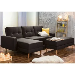 Clearance Wohnen Funktionsecke und Hocker Set - Cliberto (zweiteilig)