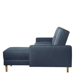 Discount Wohnen Funktionsecke und Hocker in Blau - Wale (zweiteilig)