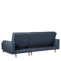 Discount Wohnen Funktionsecke und Hocker in Blau - Wale (zweiteilig)