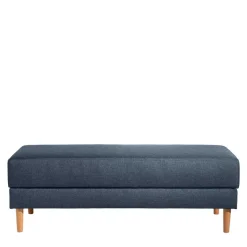 Discount Wohnen Funktionsecke und Hocker in Blau - Wale (zweiteilig)