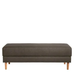 Discount Wohnen Funktionsecksofa in Braun mit Erle - Iljona (zweiteilig)