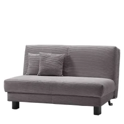 New Wohnen Funktionssofa in Grau aus Cord - Naim