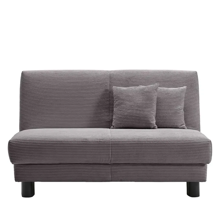 New Wohnen Funktionssofa in Grau aus Cord - Naim