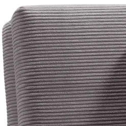 New Wohnen Funktionssofa in Grau aus Cord - Naim