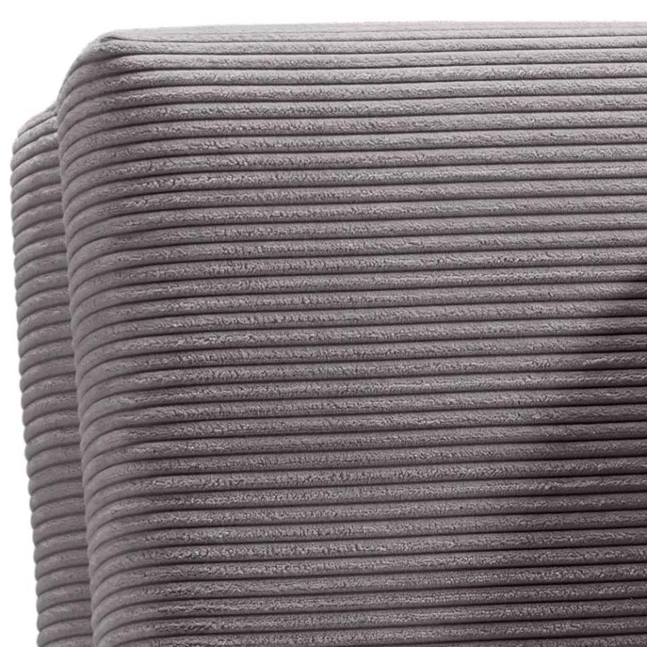 New Wohnen Funktionssofa in Grau aus Cord - Naim