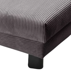 New Wohnen Funktionssofa in Grau aus Cord - Naim