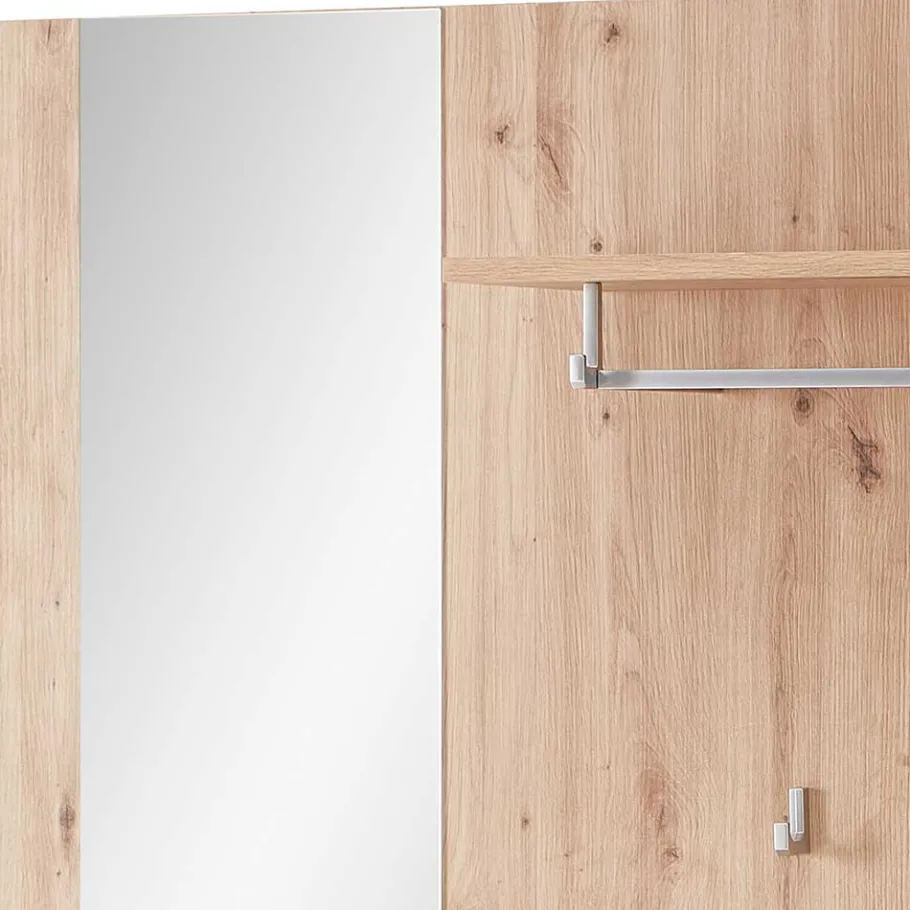 Discount Wohnen Garderobe & Dielenbank Set - Cluster (zweiteilig)