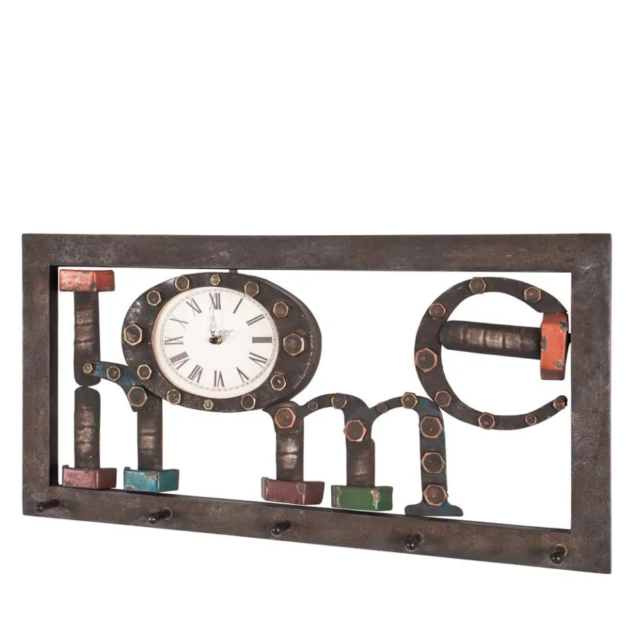 Hot Wohnen Garderobe Litium mit Uhr und Haken