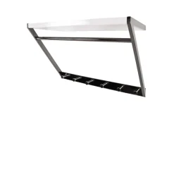 Discount Wohnen Garderobe Novo in Schwarz Weiß