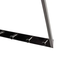 Discount Wohnen Garderobe Novo in Schwarz Weiß
