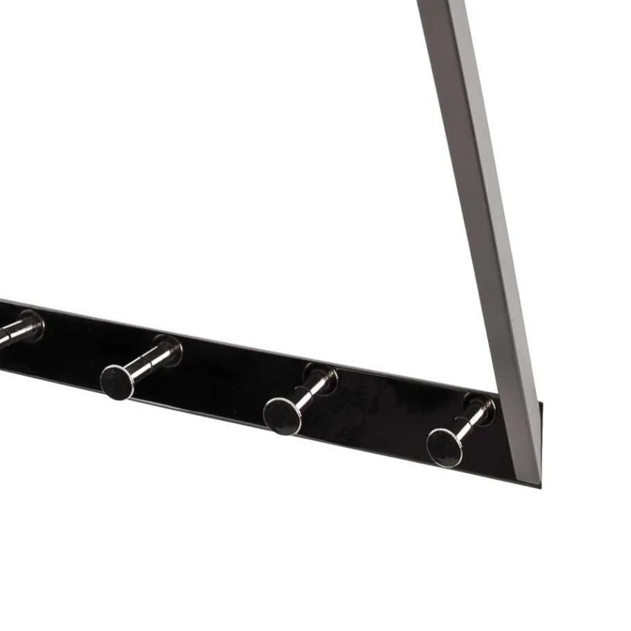 Discount Wohnen Garderobe Novo in Schwarz Weiß
