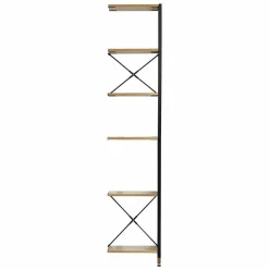 Best Wohnen Garderobe Regal mit 7 Fächern & 4 Stangen - Alis