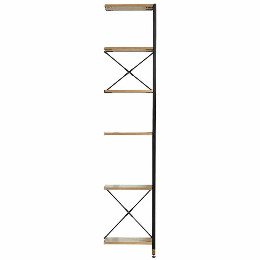 Best Wohnen Garderobe Regal mit 7 Fächern & 4 Stangen - Alis