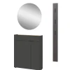 Online Wohnen Garderobenmöbel Set 97 cm breit - Sidgarus (dreiteilig)