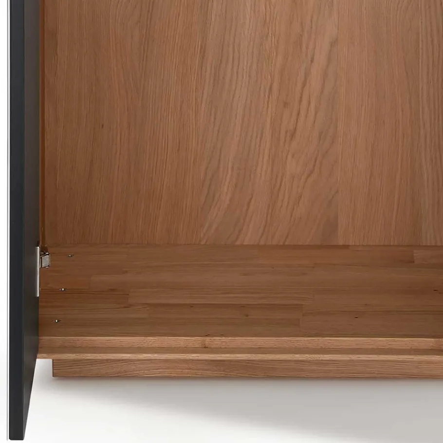 Best Wohnen Garderobenschrank aus Asteiche Massivholz - Zonga