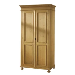 Outlet Wohnen Garderobenschrank Melessa aus Fichte Massivholz