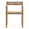 Hot Wohnen Garten Armlehnstühle aus Teak Massivholz - Conave (2er Set)