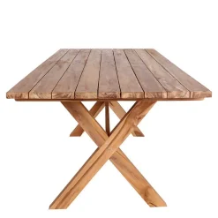 Hot Wohnen Garten Essgruppe mit Holztisch - Waronka (siebenteilig)