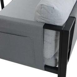 Online Wohnen Garten Lounge Set mit vier Sitzplätzen - Emeziano (zweiteilig)