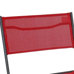Best Wohnen Gartengarnitur in Rot Schwarz - Maximilian (fünfteilig)