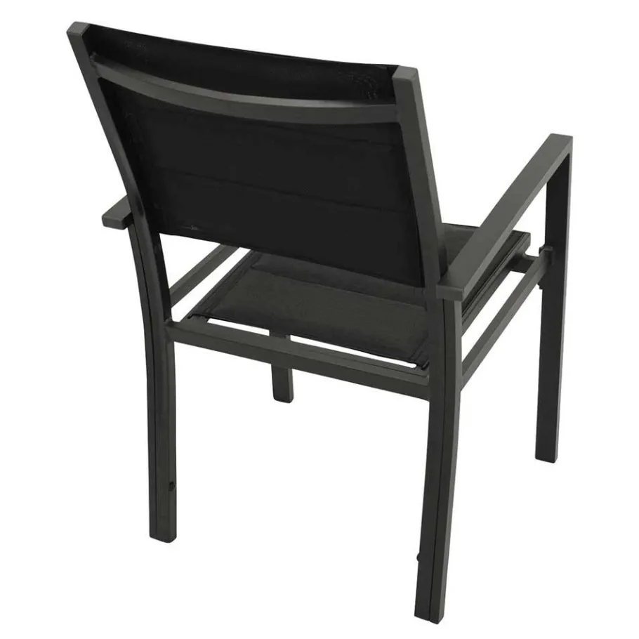 New Wohnen Gartenstühle mit Armlehnen modern - Ginko (2er Set)