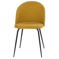 Sale Wohnen Gelbe Polsterstühle im Retrostil - Crimera (2er Set)