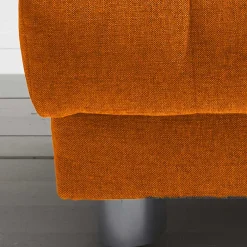 New Wohnen Gelber Schlafsessel mit Flachgewebe Bezug - Babsy