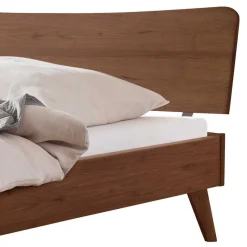 Online Wohnen Geöltes Bett in Braun Nussbaumholz - Rovigo