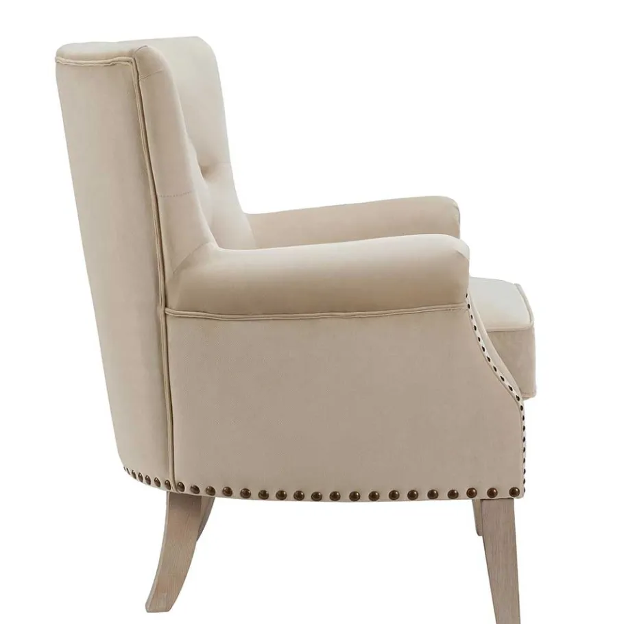 Clearance Wohnen Gemütlicher Polstersessel in Beige - Halolas
