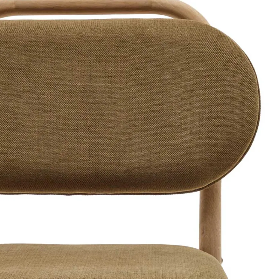 Clearance Wohnen Gepolsterte Stühle in Dunkelgrün Chenille - Ranuves (2er Set)