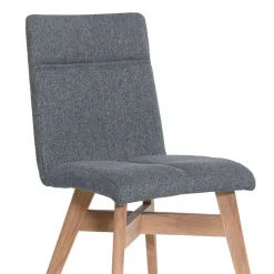 Best Wohnen Gepolsterte Stühle in Grau & Natur - Tucina (2er Set)